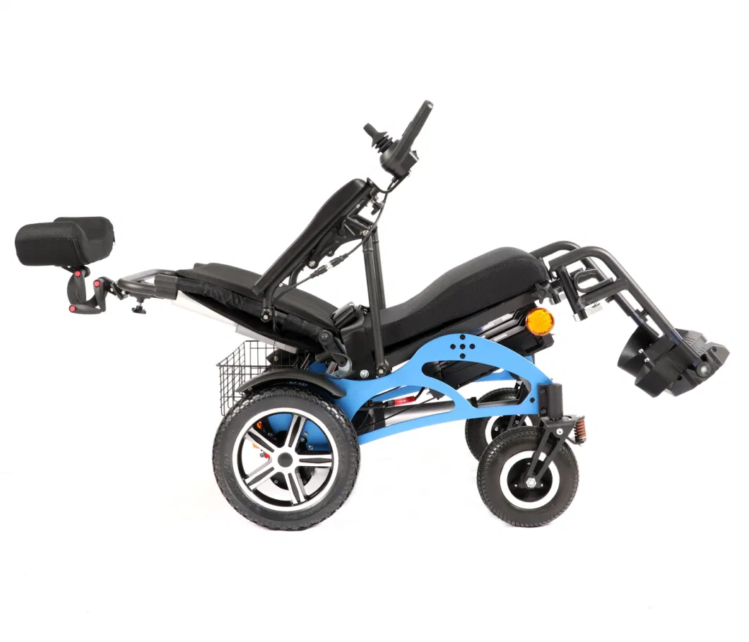 Caremoving D03r Tilt-in-Space Wheel Chair Manufacturer Fold up Disabled Reclining Electric Wheelchair