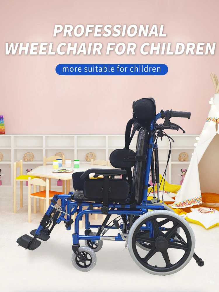 Factory Price Manual Special Cp Children Wheelchair for Cerebral Palsy Kids