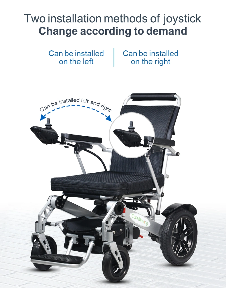 CE Approved Remote Control Automatic Folding Wheelchair Electric Lightweight Power Wheelchair
