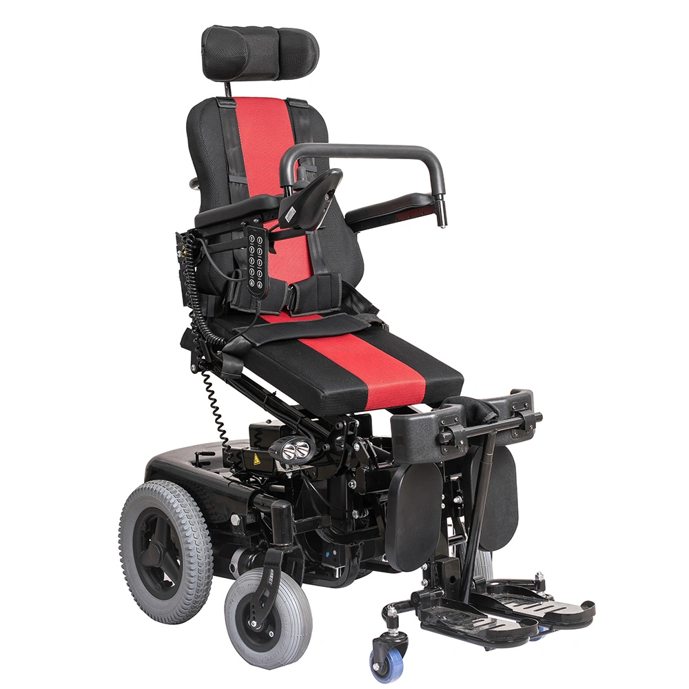 Multifunction Wheel Chair Reclining Standing up Lifting Automatic Electric Wheelchair