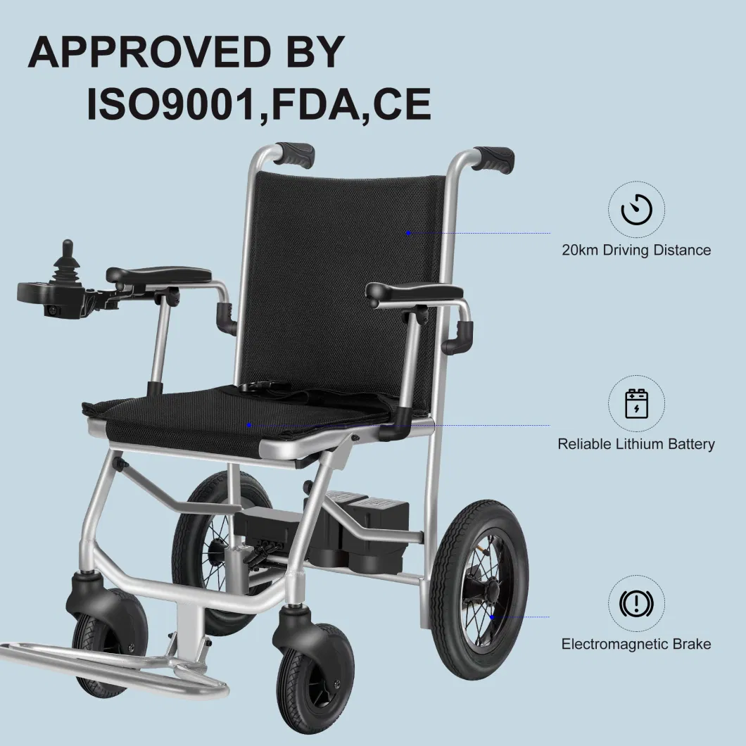 2023 Latest Model Lightweight Standing Electric Power Wheelchairs for Disabled